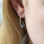 Beaded Birthstone Hoop Earrings, thumbnail 7 of 12