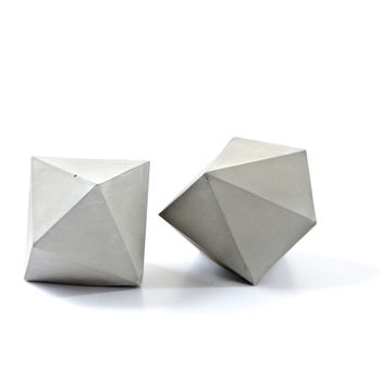 One Concrete Trigonal Dodecahedron Sculpture, 5 of 6