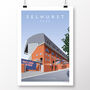 Crystal Palace Selhurst Park Holmesdale Road Poster, thumbnail 3 of 7