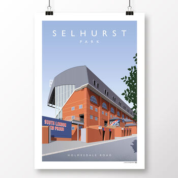 Crystal Palace Selhurst Park Holmesdale Road Poster, 3 of 7