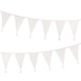 White Fabric Party Bunting, thumbnail 2 of 3