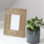 Antique Style Ornamental Brass Photo Frame, thumbnail 1 of 4