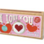 I Love You Mini Matchbox Cross Stitch Kit, thumbnail 3 of 6