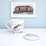 Anfield Football Stadium Football Mug, thumbnail 1 of 3
