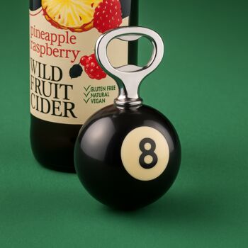 Pool Ball Bottle Opener In Personalised Gift Box, 3 of 12
