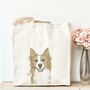Personalised Border Collie Tote, thumbnail 3 of 3