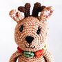 Handmade Deer Rattle Fair Trade Toy, thumbnail 3 of 4