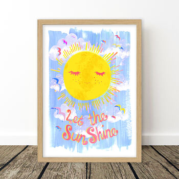 Sun And Moon Print Set Of Two, 9 of 12