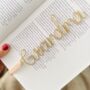 Personalised Wire Bookmark Gift For Grandma, thumbnail 1 of 11