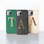 Personalised Gold Letter Phone Case, thumbnail 1 of 7