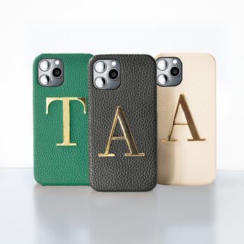 Personalised Gold Letter Phone Case, 2 of 8