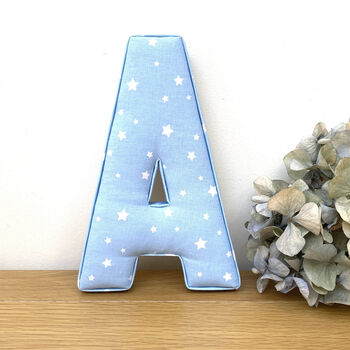 Pink And Blue Fabric Letter, 4 of 12