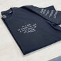 Dad Jokes Up My Sleeve Personalised T Shirt, thumbnail 1 of 2