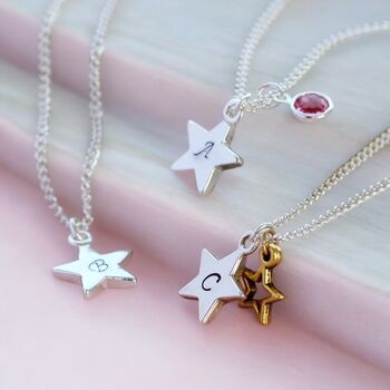 Personalised Star Charm Necklace, 4 of 9