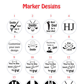 Fathers Day Personalised Golf Gift Set | Golf Present For Him, 3 of 9