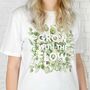 Grow With The Flow Botanical T Shirt, thumbnail 1 of 2