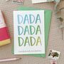 Personalised Baby’s First Words Father's Day Card, thumbnail 3 of 7