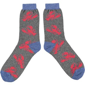 Lambswool Ankle Socks For Men : Animals, 2 of 7