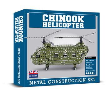 Make Your Own Chinook Helicopter Metal Construction Set, 4 of 9