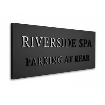 Personalised Large House Sign Three Lettering Colour Options, 11 of 11
