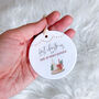 Custom Newlywed Ceramic Ornament Gift, thumbnail 1 of 7