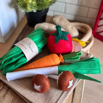 Pretend Play Felt Food Vegetable Collection, 3 of 3