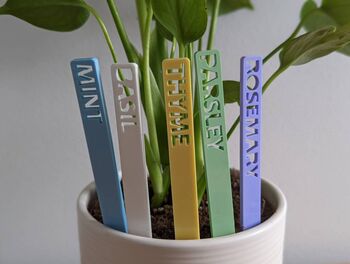 Personalized Plant Marker Garden Laser Acrylic Outdoor, 8 of 9