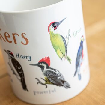 Set Of Four Bird Mugs: Tits, Boobies, Cocks And Peckers, 10 of 10