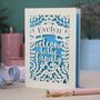 Personalised Papercut Adoption Card, thumbnail 3 of 5