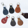 Handmade Personalised Leather Keyring Made In Britain English Leather, thumbnail 3 of 7