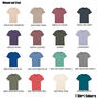 Rugby Collegiate Organic T Shirt, thumbnail 5 of 10