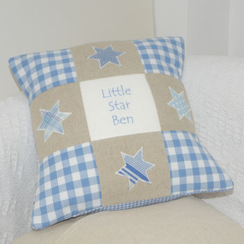 Personalised Little Star Cushion, 4 of 6