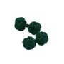 Fabric Knot Cufflinks In Dark Green | Cufflinks For Double Cuff Shirt, thumbnail 1 of 2