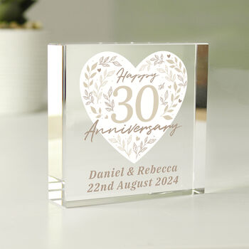 Personalised 30th Pearl Anniversary Token, 2 of 6