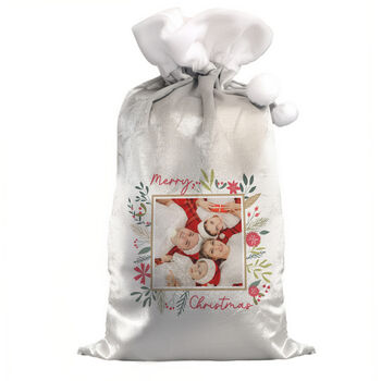 Personalised Christmas Sack Gift Photo Upload, 3 of 4