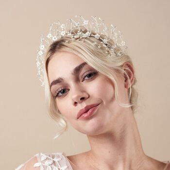 Jewelled Flower Crown Isobel, 11 of 12