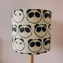 Panda Lino Block Printed Lampshade, thumbnail 3 of 4