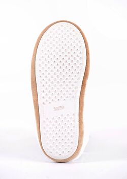 Snug Toes Women's Heated Slippers Brown, 7 of 7