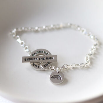 Positive Message Rainbow Bracelet, 2 of 7