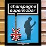 Champagne Supernobar Black Oasis Bar Sign, thumbnail 2 of 3