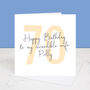 Wife 70th Birthday Card, thumbnail 5 of 5