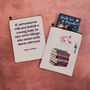 Jane Austen Travel Quote Book Sleeve, thumbnail 1 of 2