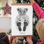 Personalised Baby Lion Cub Footprint Kit, thumbnail 7 of 7