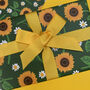 Sunflower Wrapping Paper, thumbnail 2 of 11