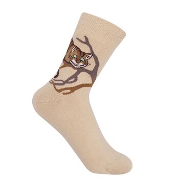 Alice's Adventures In Wonderland Women Sock Cheshire Cat, 2 of 4