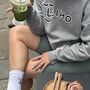 Leiho Varsity Print Grey Hoodie, thumbnail 3 of 4