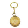 Personalised Vintage Finish Brass Compass Keyring, thumbnail 2 of 10