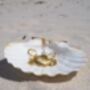 Ariel 18k Gold Pl Waterproof Pearl Necklace + Earrings, thumbnail 9 of 12