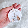 Personalised Baby’s First Christmas Ceramic Ornament, thumbnail 4 of 7