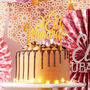 Large Gold Metallic Eid Mubarak Text Cake Topper, thumbnail 2 of 3
